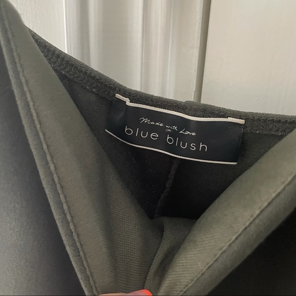 Blue Blush Asymmetric Mini Bodycon Dress - Picture 4 of 7